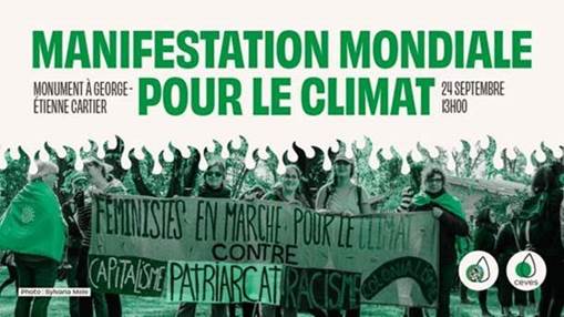 Le SPCSL à la manifestation mondiale pour la justice climatique du 24 septembre 2021