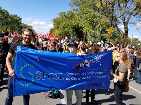 23 septembre 2022 : Journée de grève climatique au SPCSL